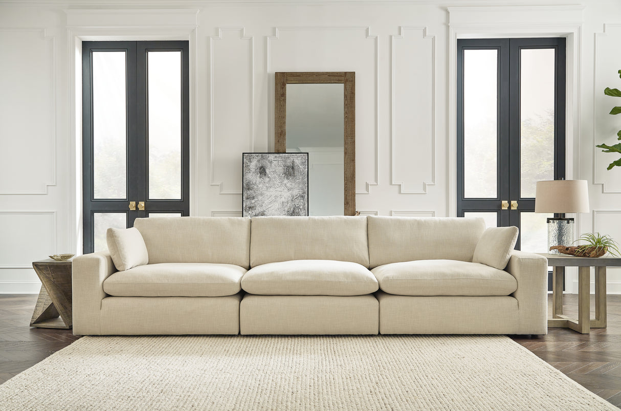 Furniture City Biloxi - Ashley Furniture - Elyza Sectional - RAF 3-Piece Sectional Sofa / Linen - 10006S2