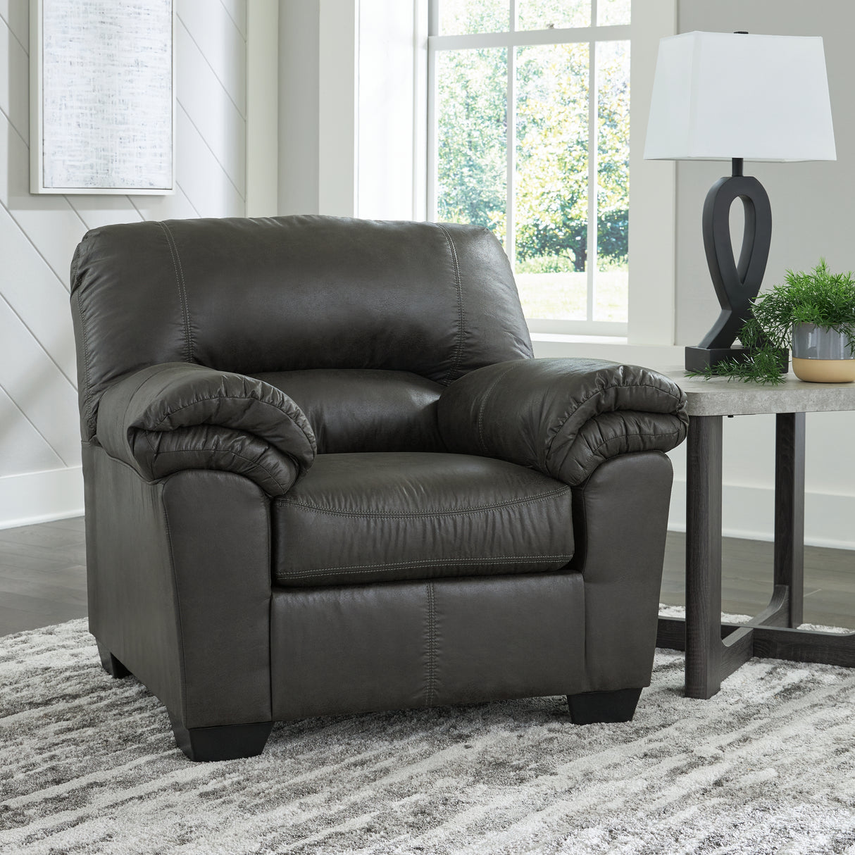 Furniture City Biloxi - Ashley Furniture - Bladen Living Room - Chair / Slate - 1202120