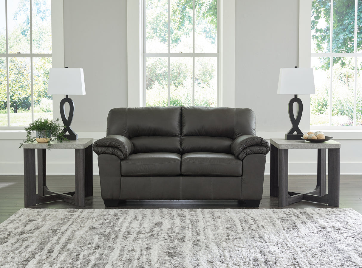 Furniture City Biloxi - Ashley Furniture - Bladen Living Room - Loveseat / Slate - 1202135