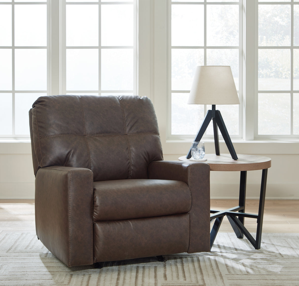 Furniture City Biloxi - Ashley Furniture - Barlin Mills Living Room - Rocker Recliner / Umber - 1700325