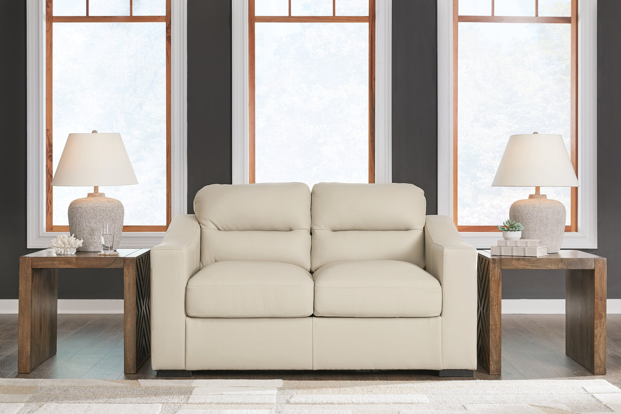 Furniture City Biloxi - Ashley Furniture - Treasure Trove Living Room - Loveseat / Almond - 1930435