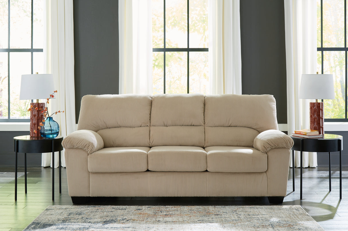 Furniture City Biloxi - Ashley Furniture - SimpleJoy Living Room - Sofa / Sand - 2420338