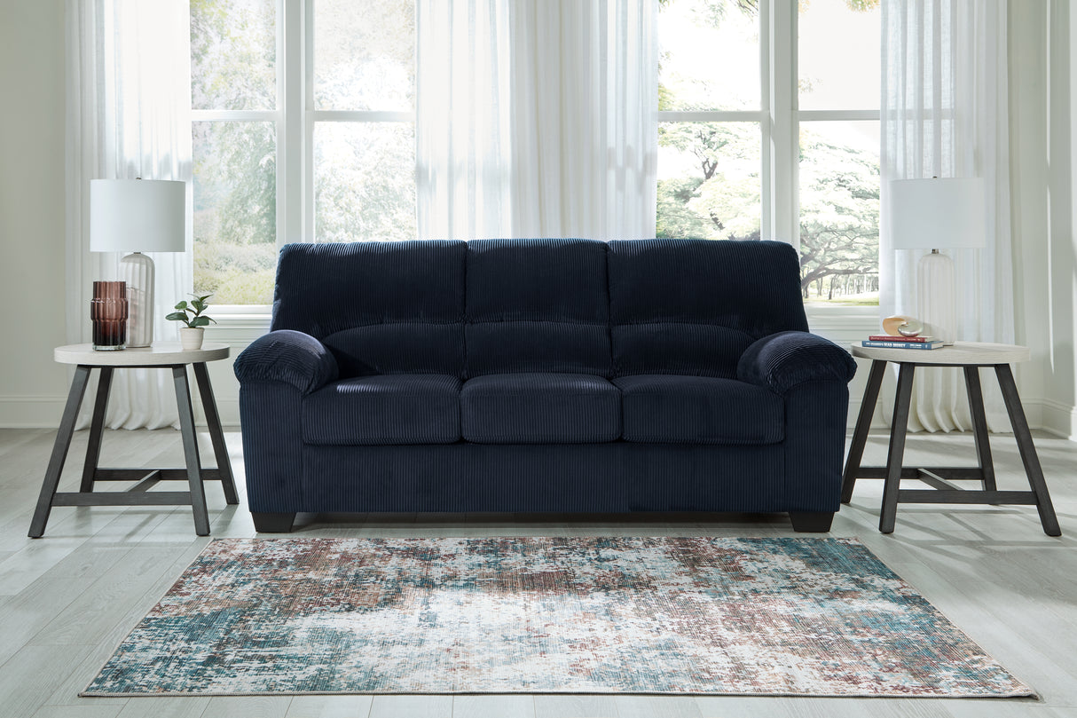 Furniture City Biloxi - Ashley Furniture - SimpleJoy Living Room - Sofa / Navy - 2420538