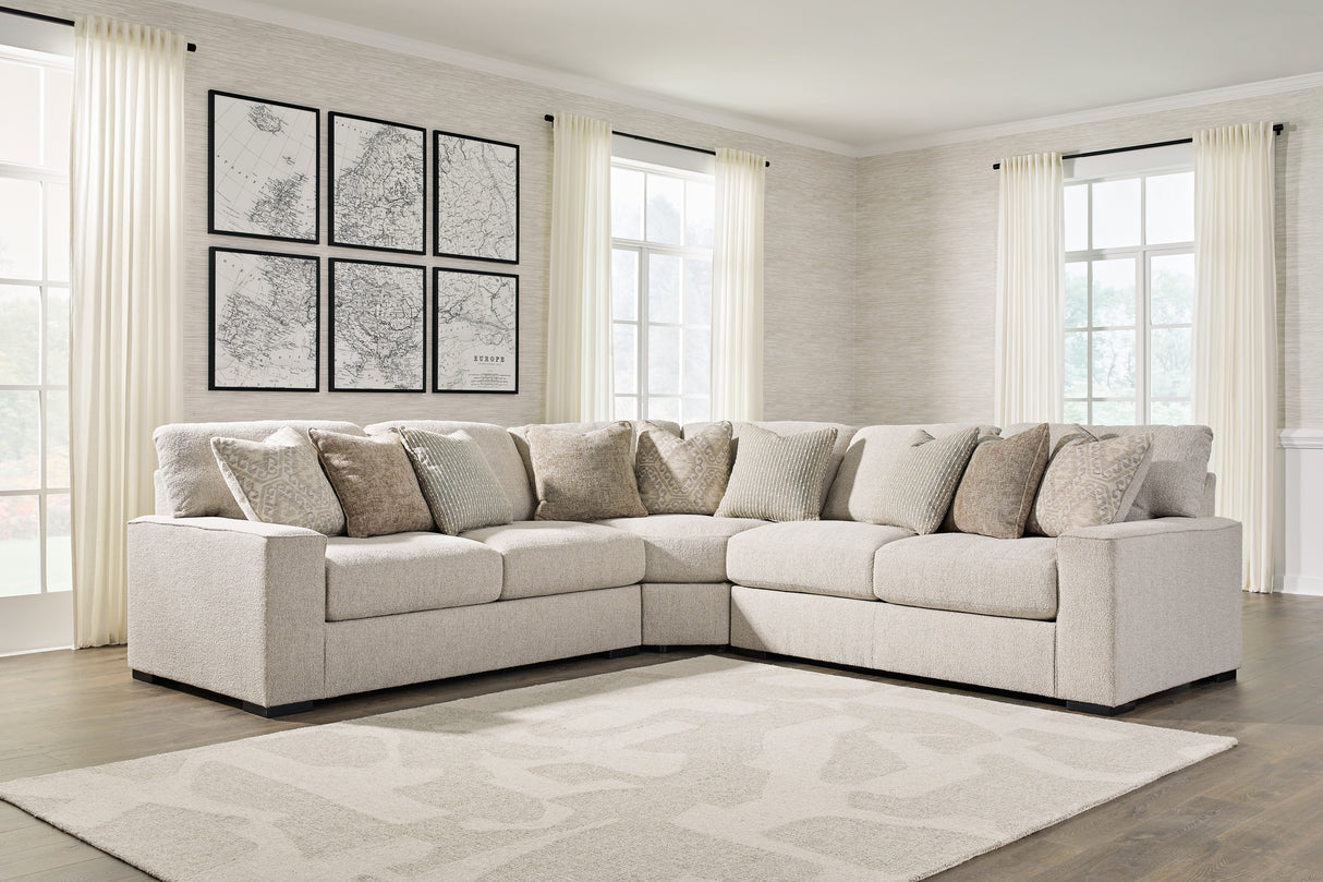 Furniture City Biloxi - Ashley Furniture - Ballyton Sectional - RAF 3-Piece Sectional / Sand - 25102S1