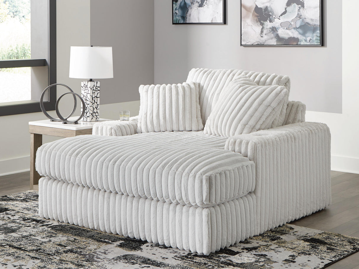 Furniture City Biloxi - Ashley Furniture - Stupendous Living Room - Oversized Chaise / Alloy - 2590315