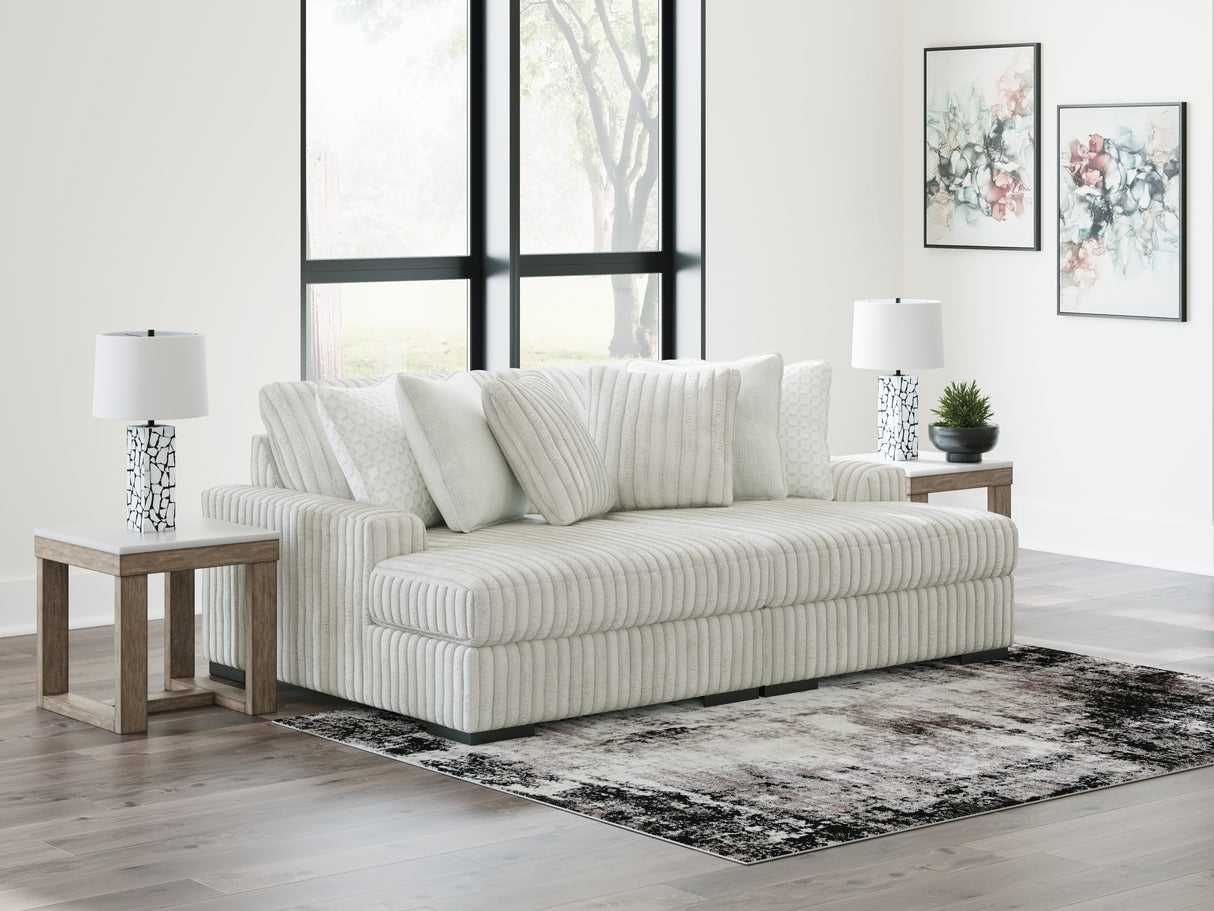Furniture City Biloxi - Ashley Furniture - Stupendous Sectional - RAF Super Chaise / Alloy - 25903S16