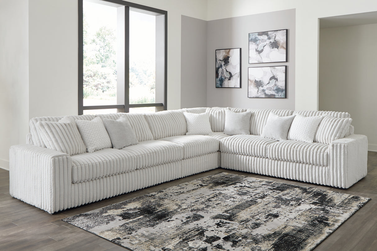Furniture City Biloxi - Ashley Furniture - Stupendous Sectional - LAF 4-Piece Sectional / Alloy - 25903S2