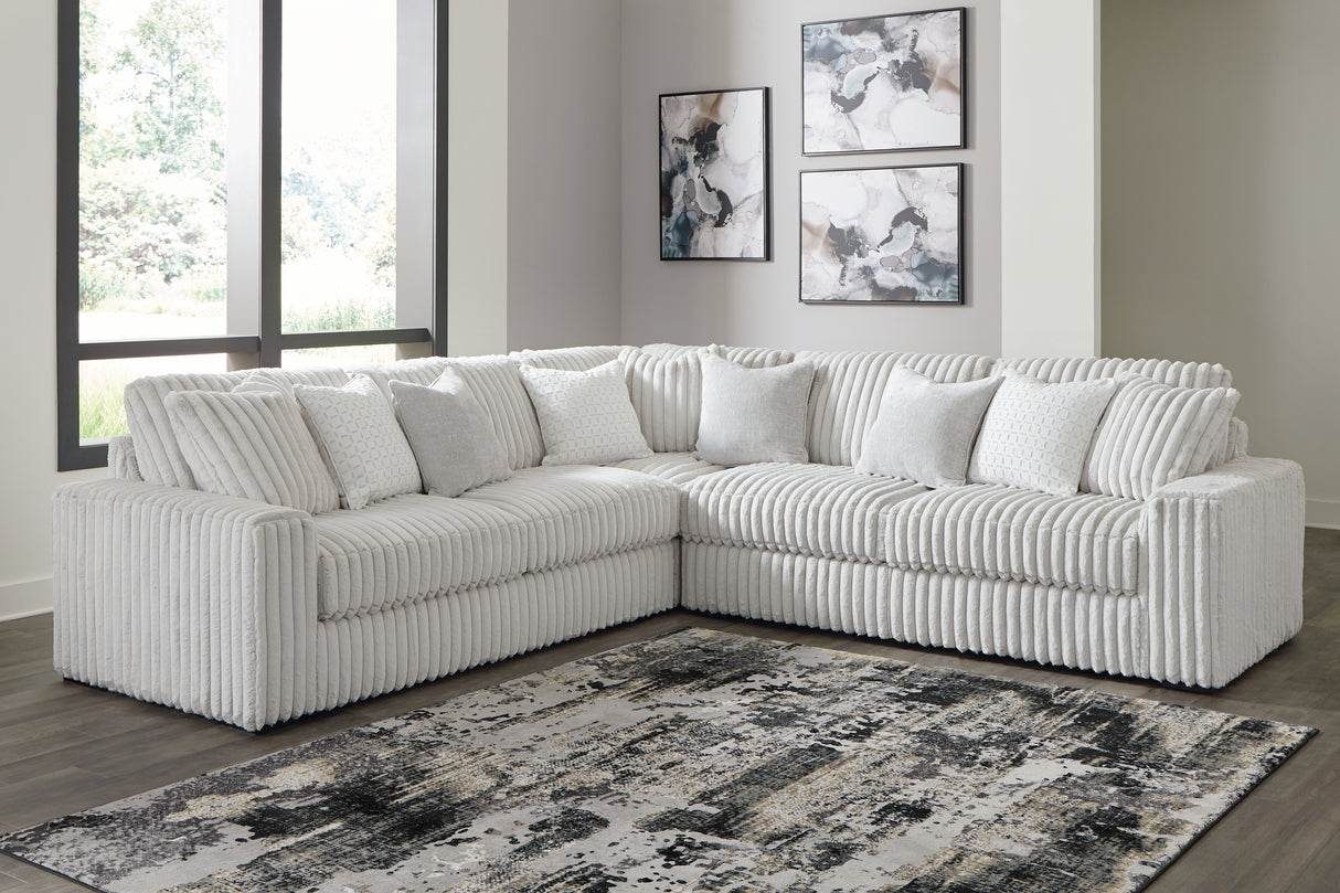 Furniture City Biloxi - Ashley Furniture - Stupendous Sectional - LAF 3-Piece Sectional / Alloy - 25903S1