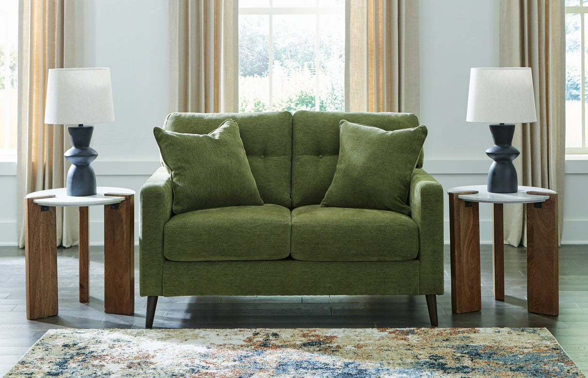 Furniture City Biloxi - Ashley Furniture - Bixler Living Room - Loveseat / Olive - 2610735
