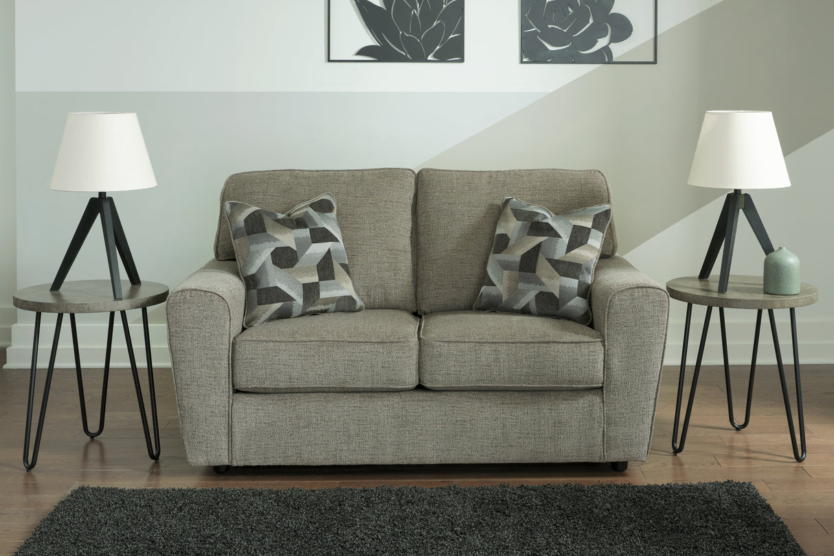 Furniture City Biloxi - Ashley Furniture - Cascilla Living Room - Loveseat / Pewter - 2680535