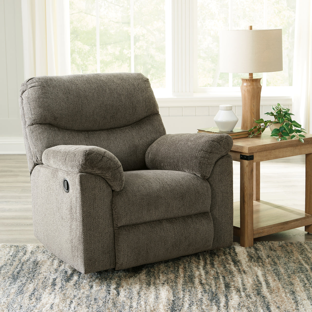 Furniture City Biloxi - Ashley Furniture - Alphons Living Room - Rocker Recliner / Putty - 2820125