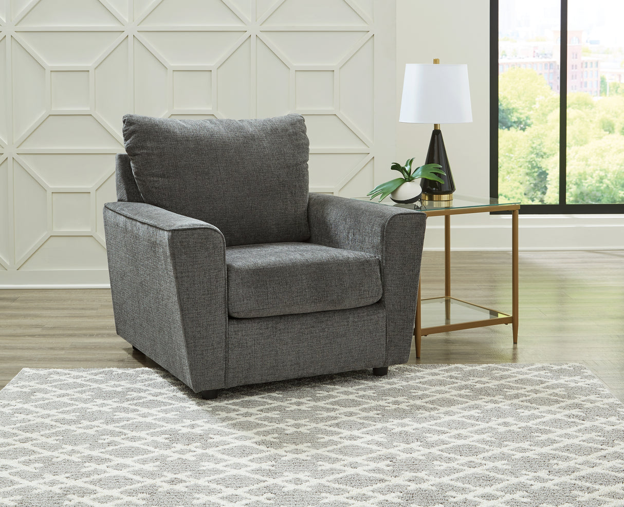 Furniture City Biloxi - Ashley Furniture - Stairatt Living Room - Chair / Gravel - 2850220