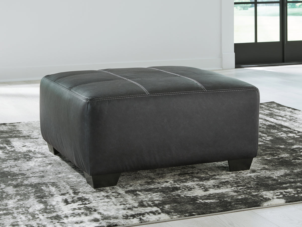 Furniture City Biloxi - Ashley Furniture - Brixley Pier Living Room - Oversized Accent Ottoman / Graphite - 2990608