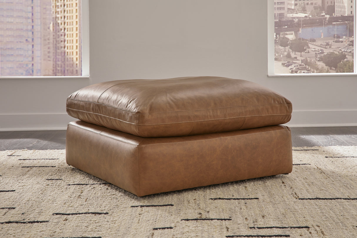 Furniture City Biloxi - Ashley Furniture - Emilia Living Room - Oversized Accent Ottoman / Caramel - 3090108
