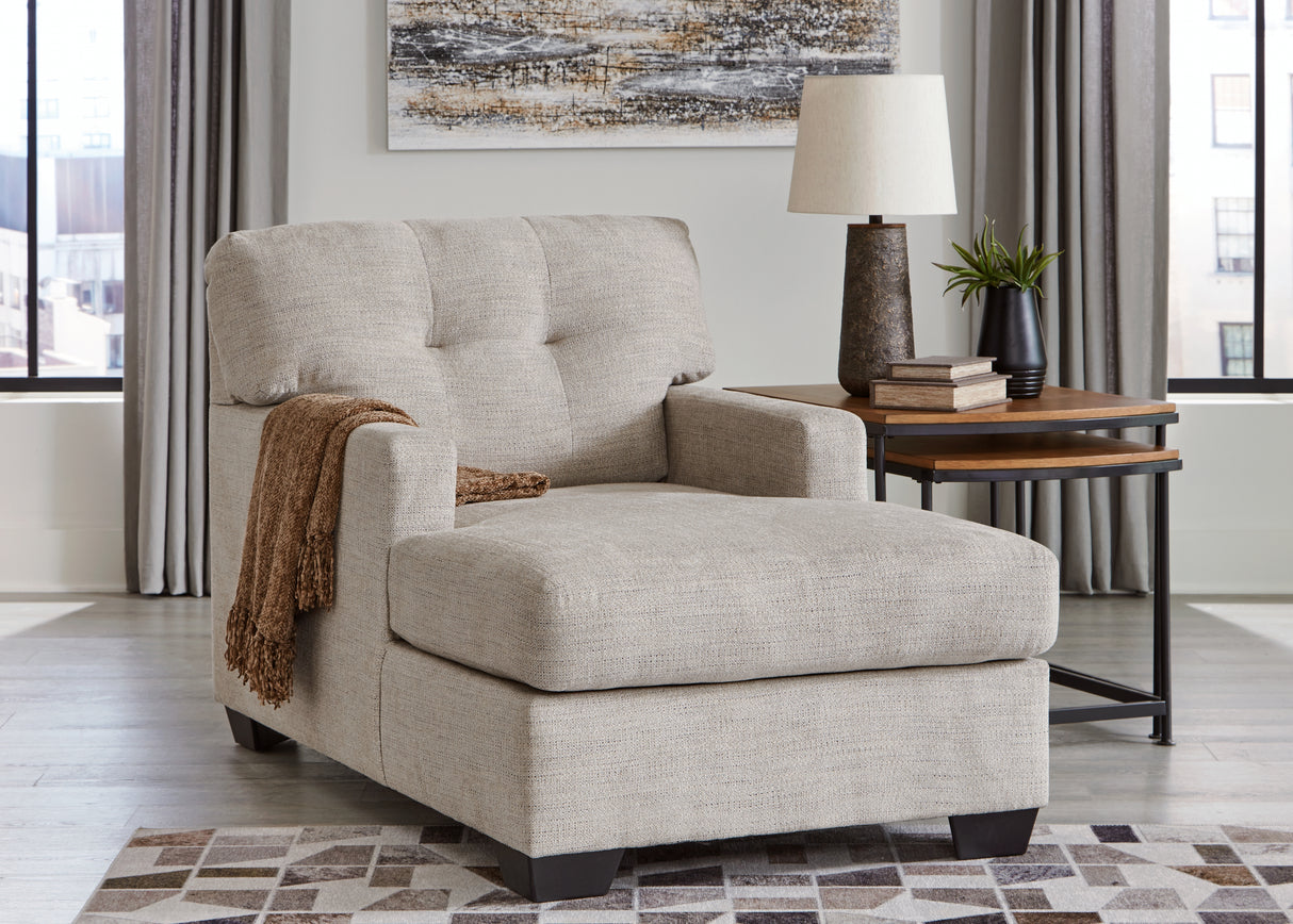 Furniture City Biloxi - Ashley Furniture - Mahoney Living Room - Chaise / Pebble - 3100415