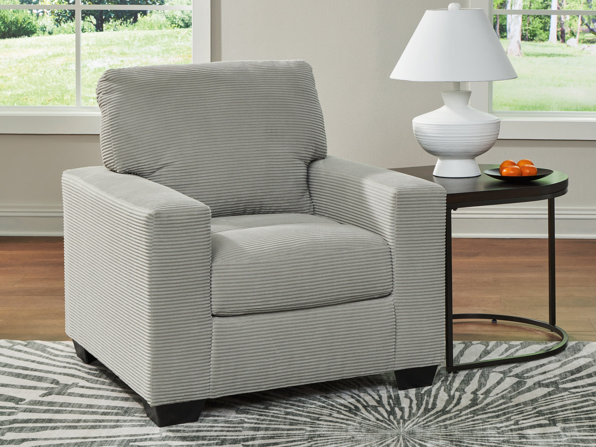 Furniture City Biloxi - Ashley Furniture - Greenbriar Living Room - Chair / Smoke - PC3200520