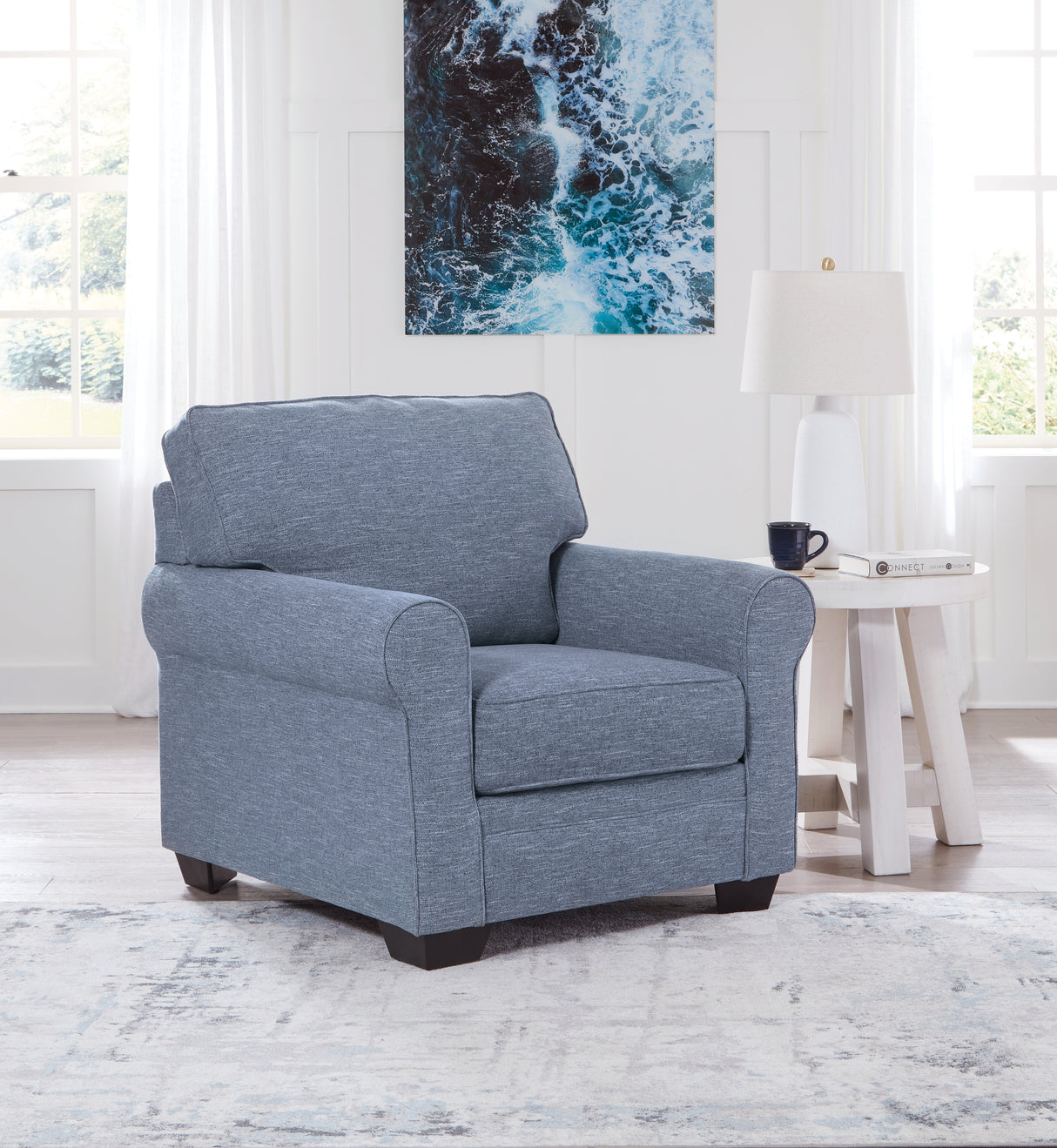 Furniture City Biloxi - Ashley Furniture - Carissa Manor Living Room - Chair / Denim - 3260420