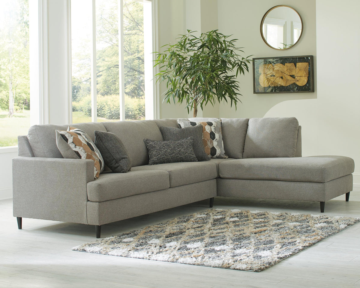 Furniture City Biloxi - Ashley Furniture - Santasia Sectional - LAF 2-Piece Sectional with Chaise - 33301S1