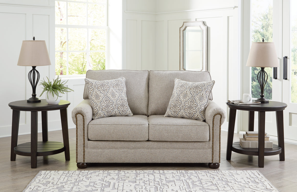 Furniture City Biloxi - Ashley Furniture - Gaelon Living Room - Loveseat / Dune - 3730735