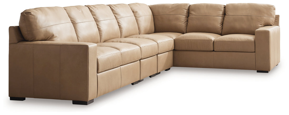 Furniture City Biloxi - Ashley Furniture - Bandon Sectional - RAF 4-Piece Sectional / Toffee - 38006S6