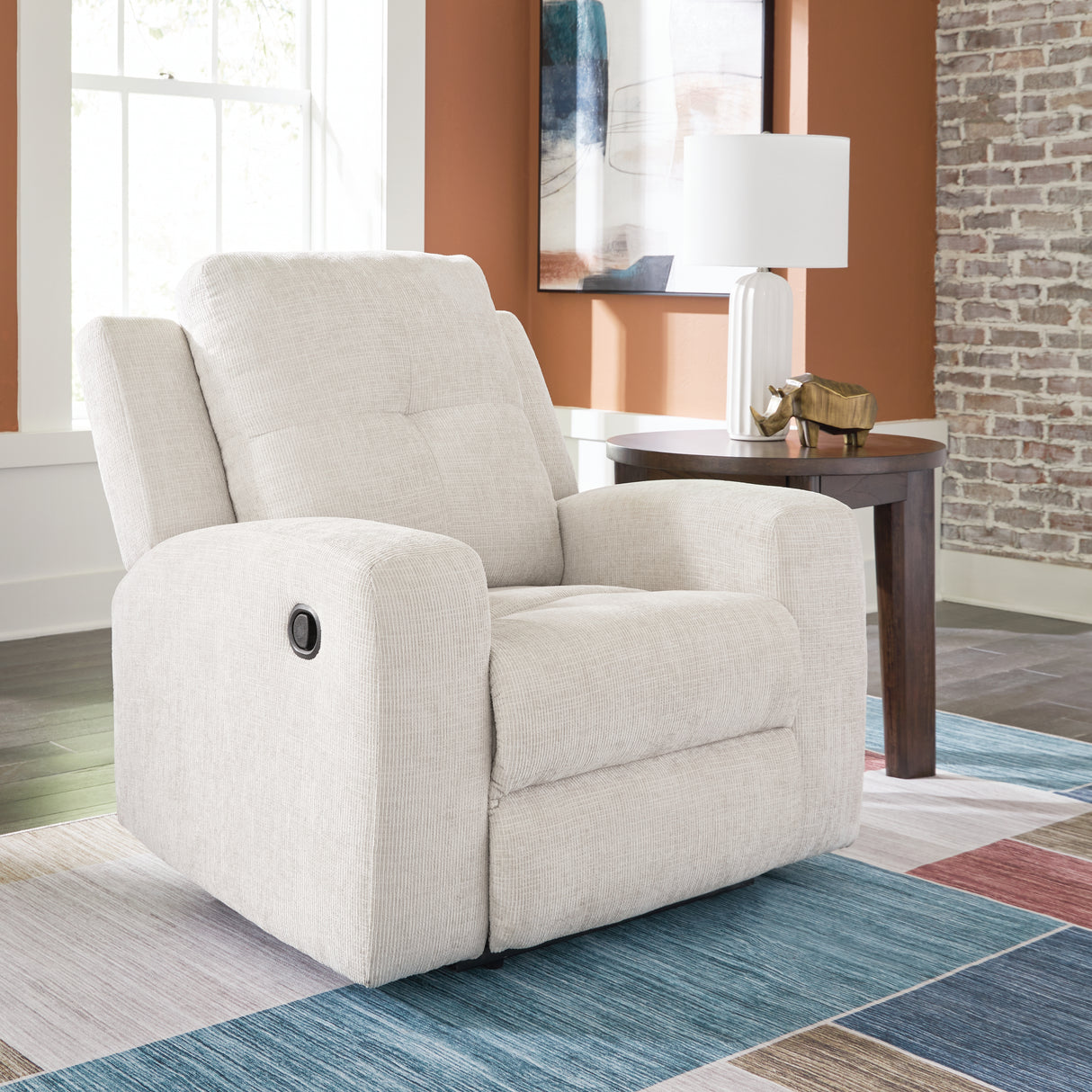 Furniture City Biloxi - Ashley Furniture - Danum Living Room - 2 Seat Reclining Sofa / Stone - 3880581