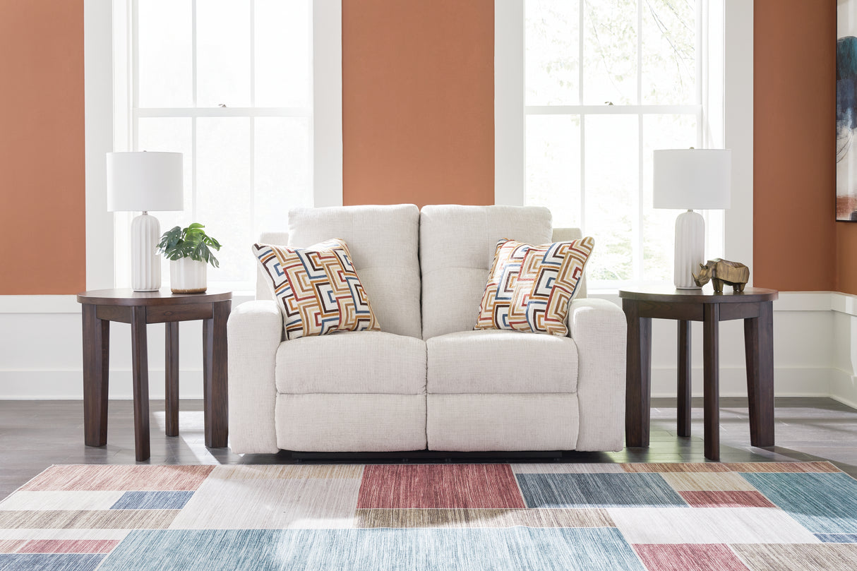 Furniture City Biloxi - Ashley Furniture - Danum Living Room - Reclining Loveseat / Stone - 3880586