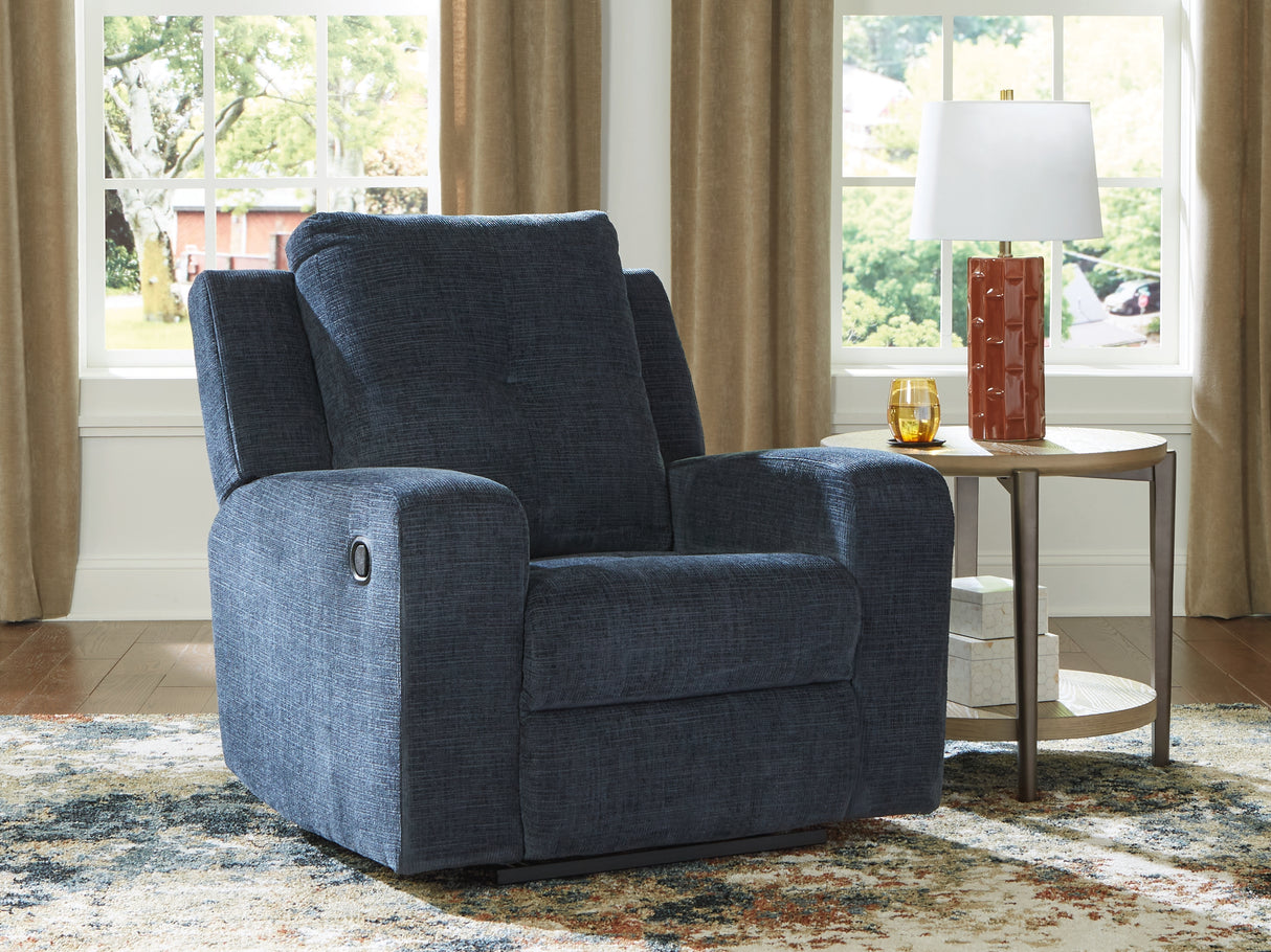 Furniture City Biloxi - Ashley Furniture - Danum Living Room - Zero Wall Recliner / Ink - 3880629