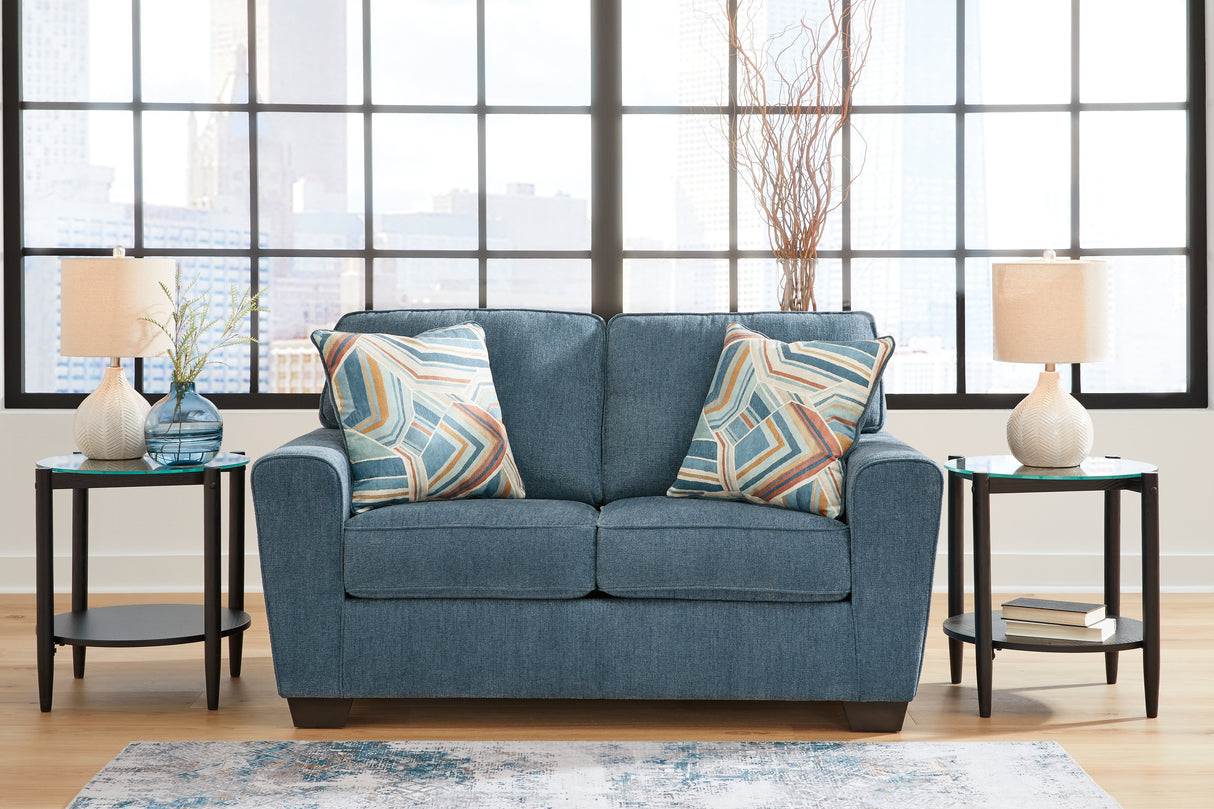 Furniture City Biloxi - Ashley Furniture - Cashton Living Room - Loveseat / Blue - 4060535