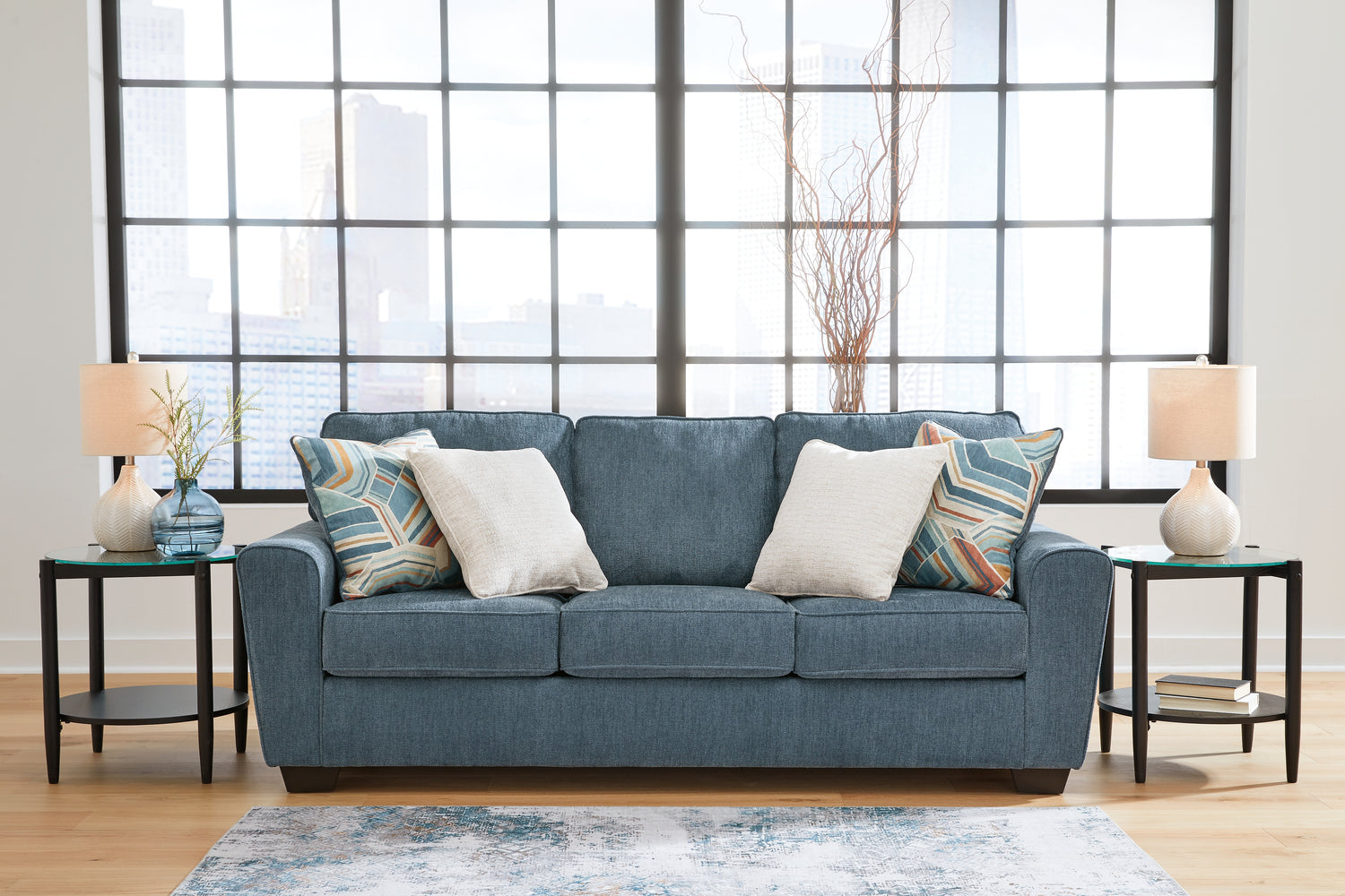 Furniture City Biloxi - Ashley Furniture - Cashton Living Room - Sofa / Blue - 4060538
