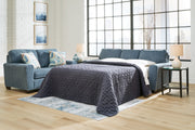 Furniture City Biloxi - Ashley Furniture - Cashton Living Room - Queen Sofa Sleeper / Blue - 4060539