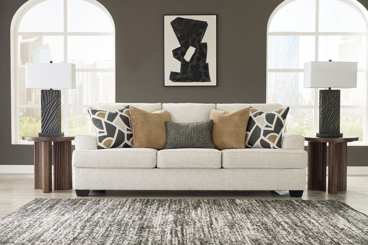 Furniture City Biloxi - Ashley Furniture - Heartcort Living Room - Ottoman / Quartz - 4460414