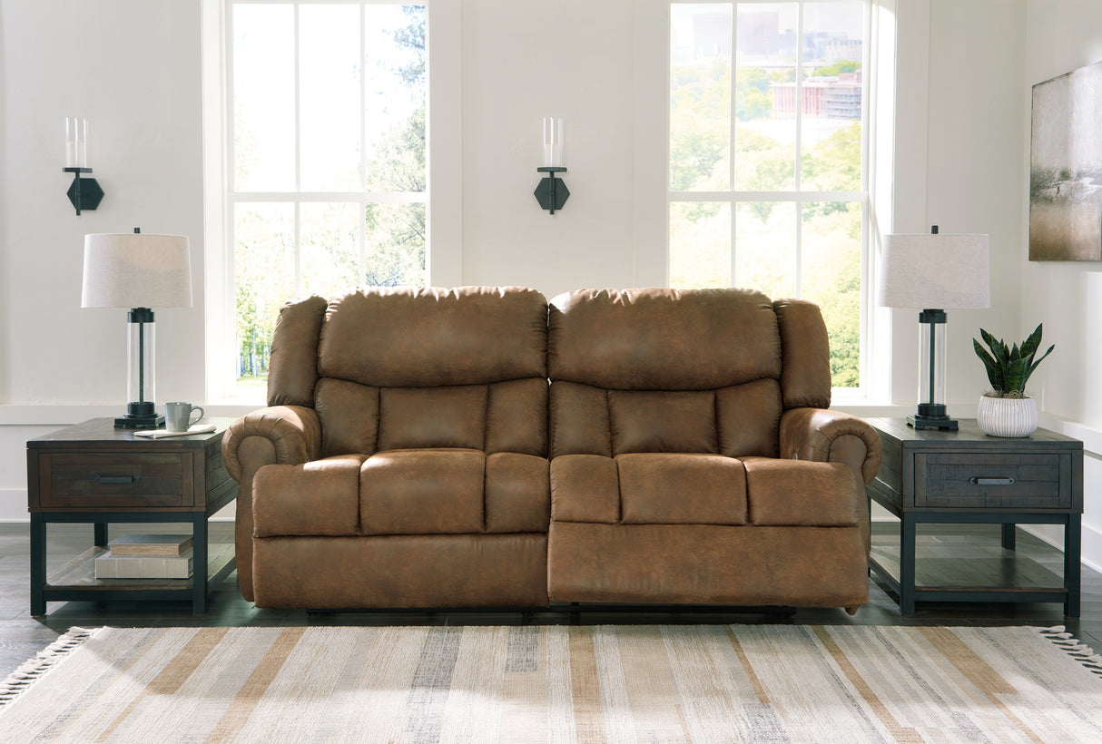 Furniture City Biloxi - Ashley Furniture - Boothbay Living Room - 2 Seat Reclining Power Sofa / Auburn - 4470447