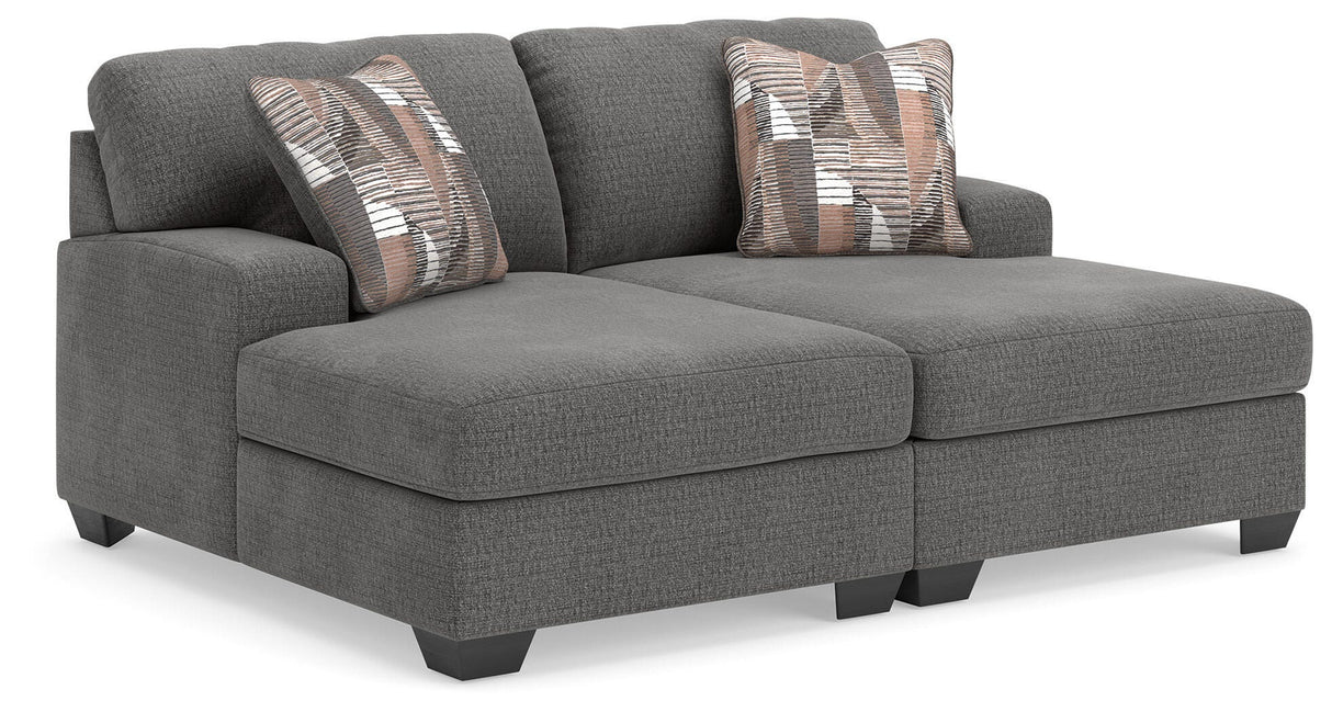 Furniture City Biloxi - Ashley Furniture - Clarington Sectional - RAF 2-Piece Super Chaise - PC48405S4
