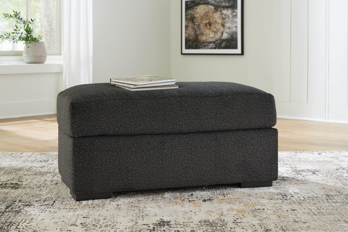 Furniture City Biloxi - Ashley Furniture - Wryenlynn Living Room - Ottoman / Onyx - 4940514