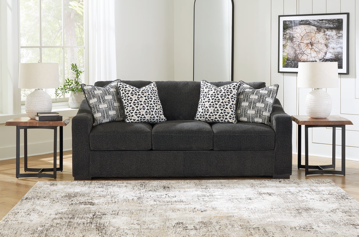 Furniture City Biloxi - Ashley Furniture - Wryenlynn Living Room - Sofa / Onyx - 4940538