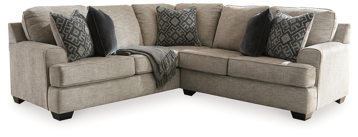 Furniture City Biloxi - Ashley Furniture - Bovarian Sectional - LAF 2-Piece Sectional / Stone - 56103S3