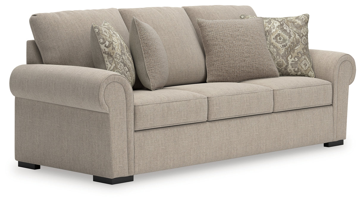 Furniture City Biloxi - Ashley Furniture - Sararose Living Room - Ottoman / Heather - 5710214