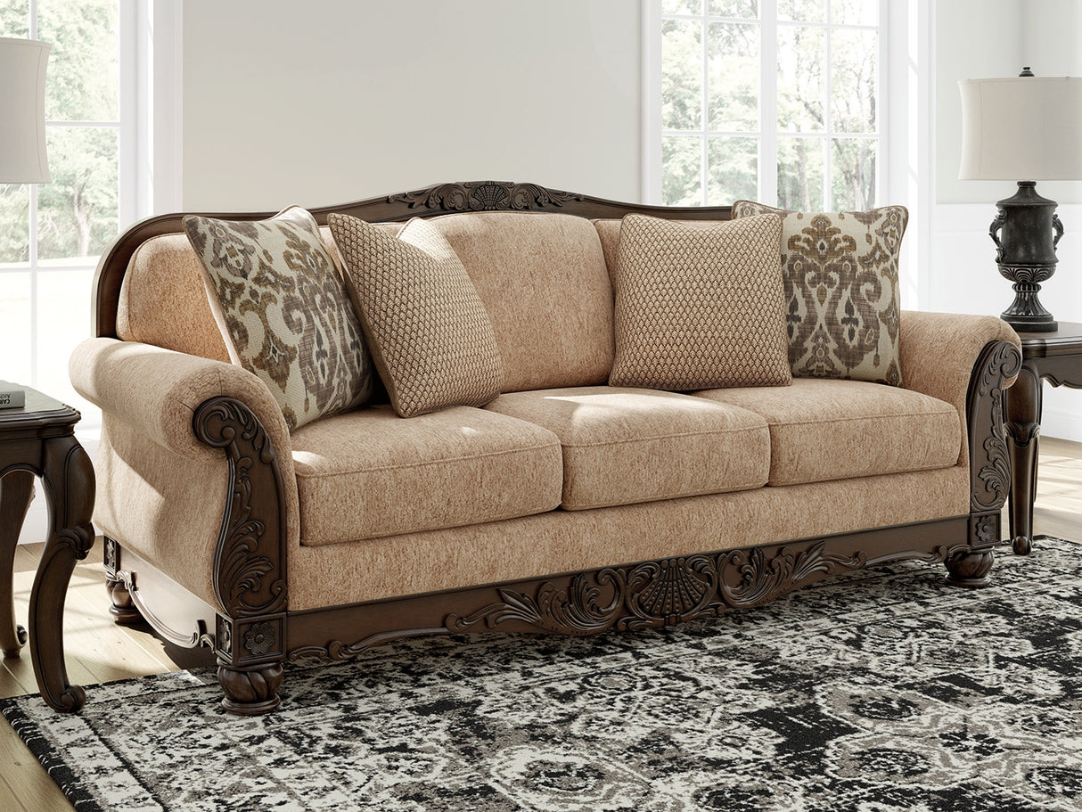 Furniture City Biloxi - Ashley Furniture - Chelsworth Living Room - Sofa / Golden - PC5790538