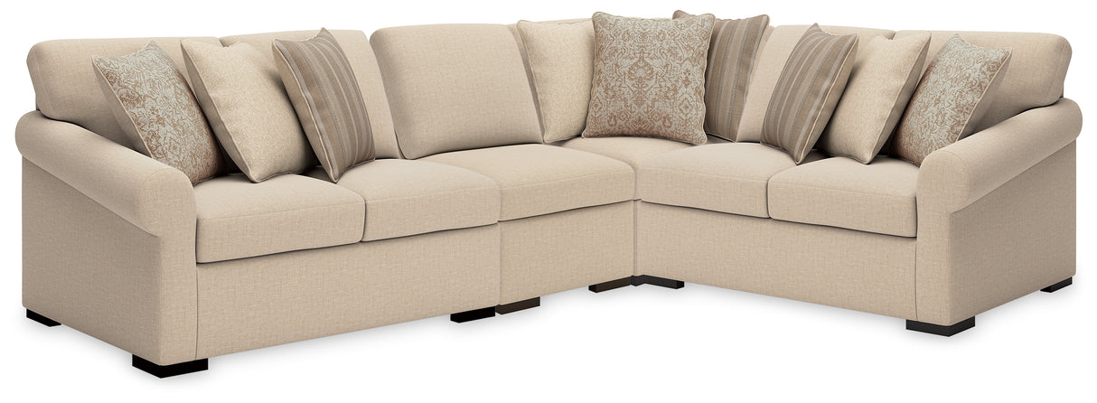 Furniture City Biloxi - Ashley Furniture - LadyMae 4-Piece Sectional - 4-Piece Sectional - 59404S9