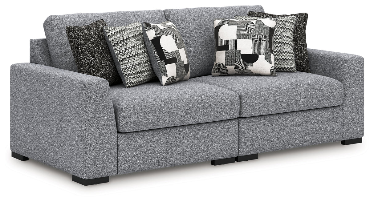 Furniture City Biloxi - Ashley Furniture - Bealton Sectional - RAF 2-Piece Sectional / Salt and Pepper - 61305S1