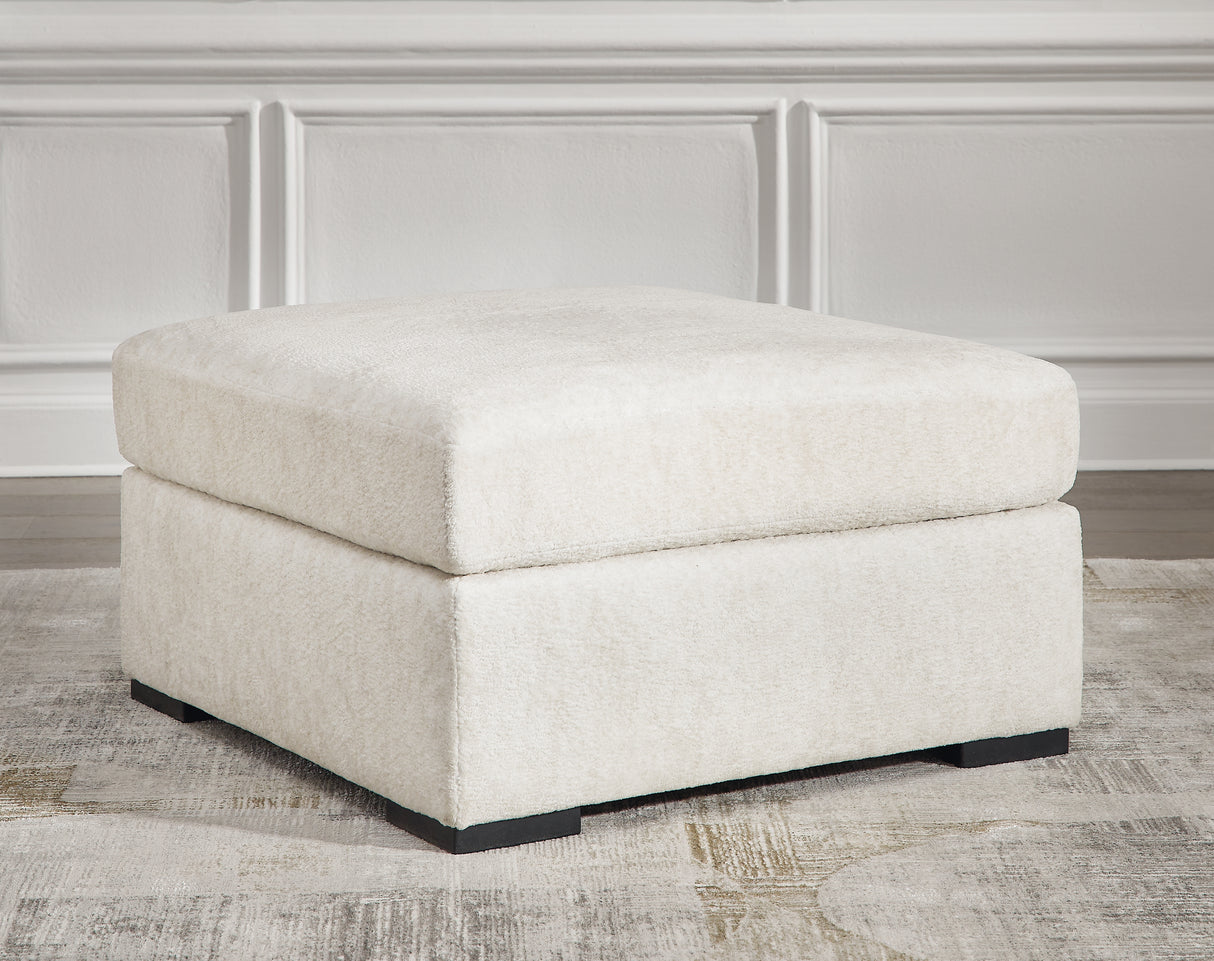 Furniture City Biloxi - Ashley Furniture - Chessington Living Room - Oversized Accent Ottoman / Ivory - 6190408