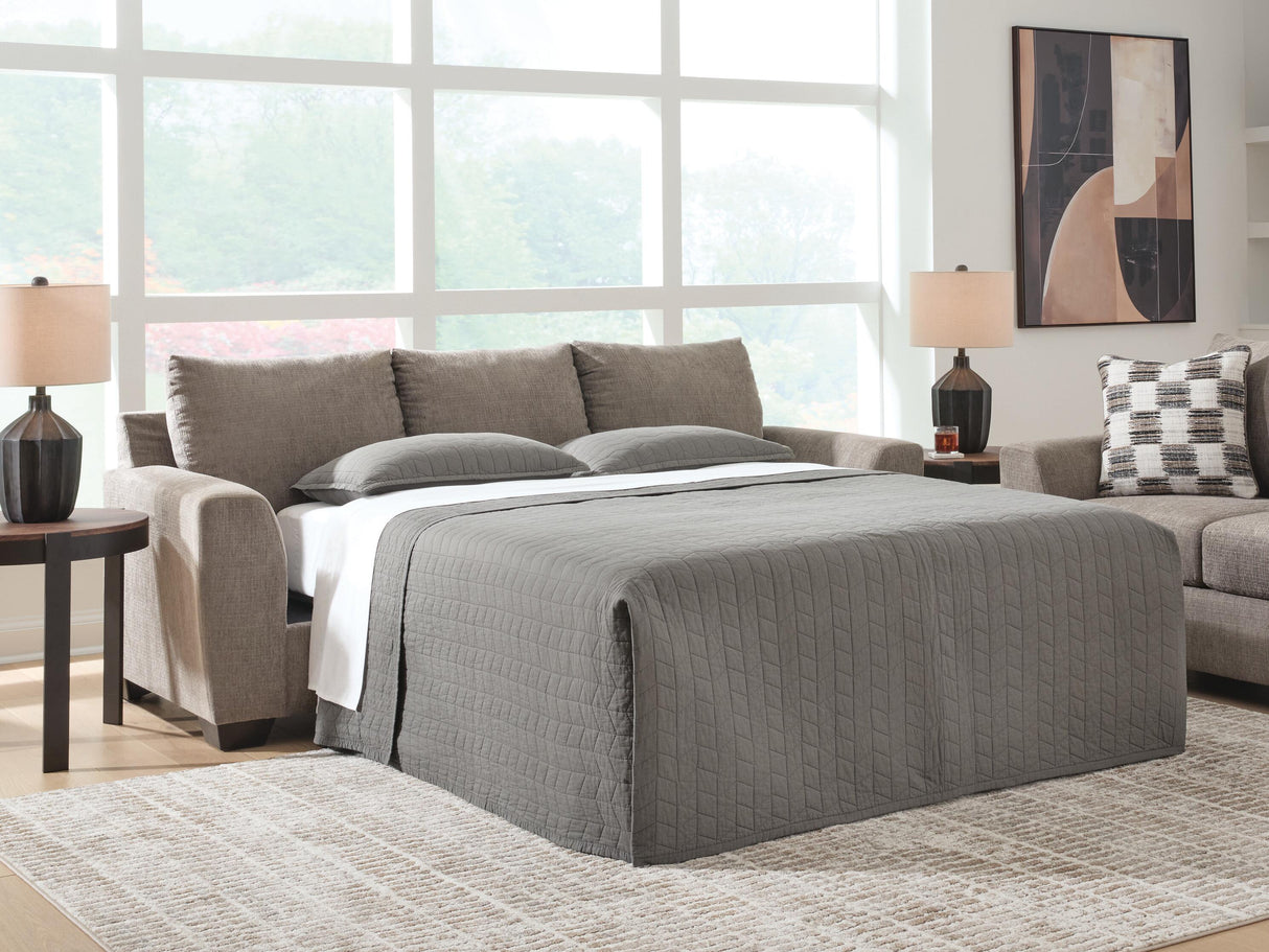 Furniture City Biloxi - Ashley Furniture - Loreo Living Room - Queen Sofa Sleeper / Truffle - 6310239