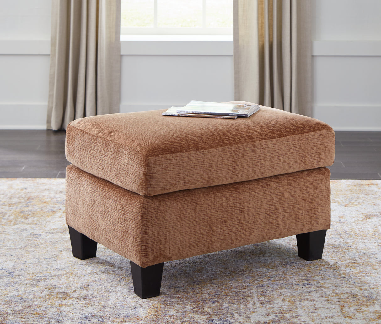 Furniture City Biloxi - Ashley Furniture - Amity Bay Living Room - Ottoman / Clay - 6720414