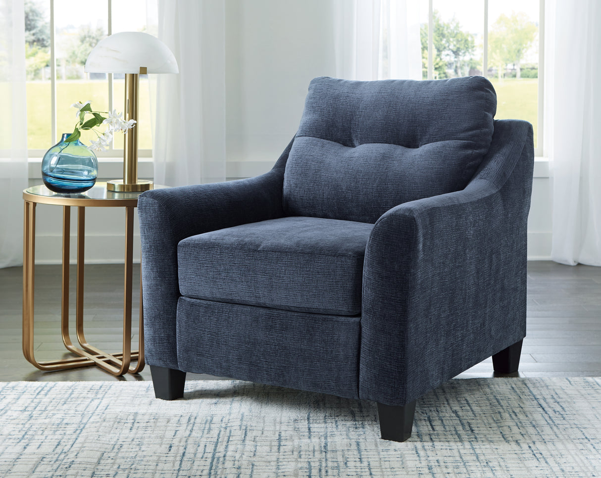 Furniture City Biloxi - Ashley Furniture - Amity Bay Living Room - Chair / Ink - 6720620