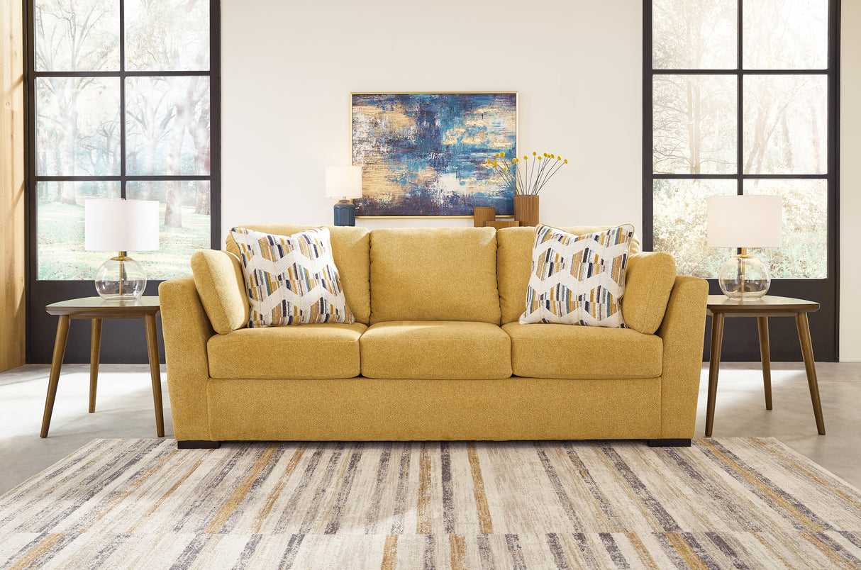 Furniture City Biloxi - Ashley Furniture - Keerwick Living Room - Sofa / Sunflower - 6750638