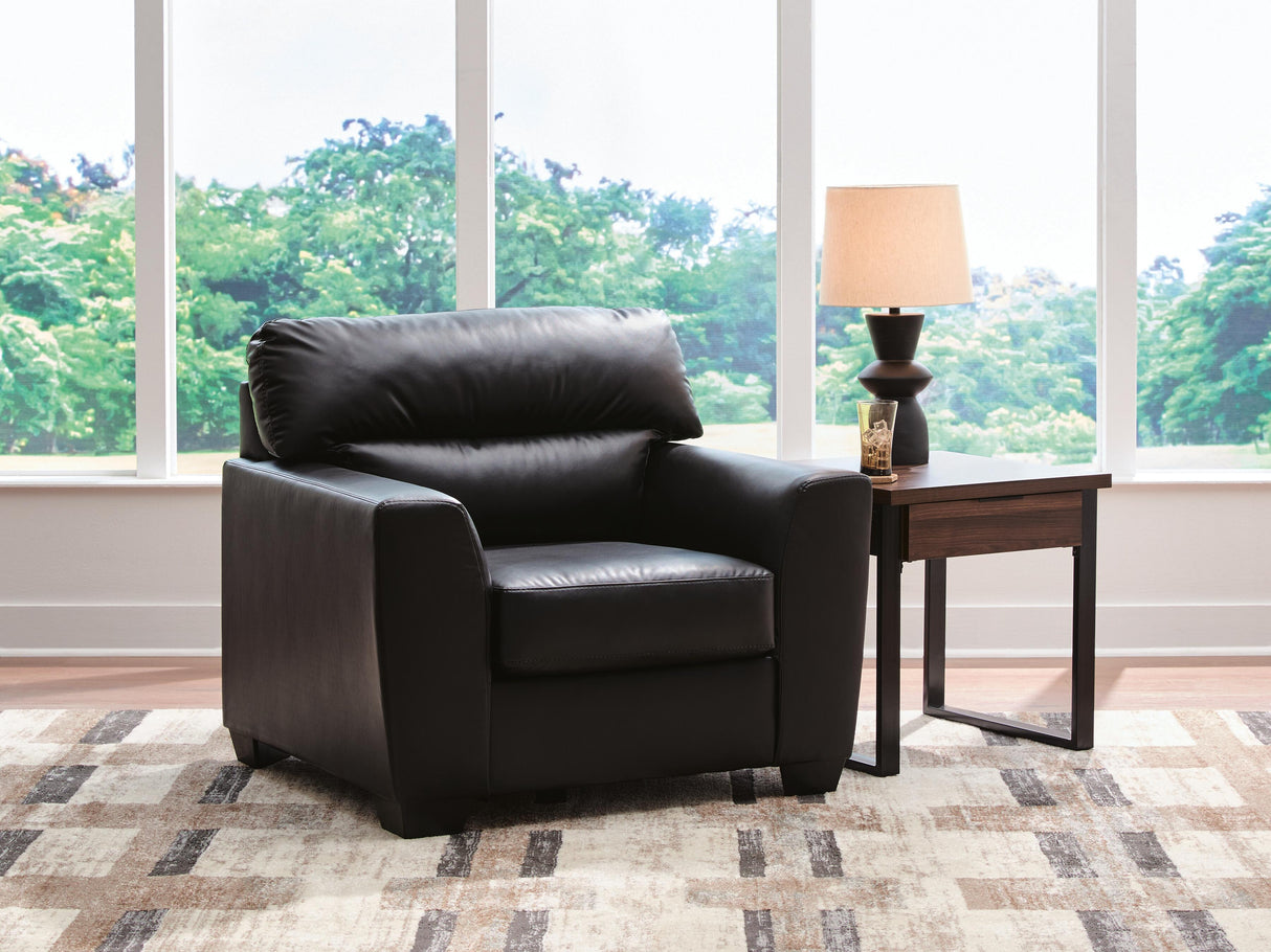 Furniture City Biloxi - Ashley Furniture - Glennbre Living Room - Chair / Midnight - PC6980420