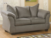 Furniture City Biloxi - Ashley Furniture - Darcy Living Room - Loveseat / Cobblestone - 7500535