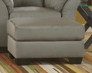 Furniture City Biloxi - Ashley Furniture - Darcy Living Room - Ottoman / Cobblestone - 7500514