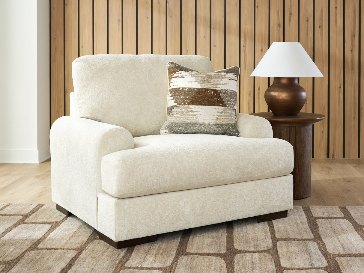 Furniture City Biloxi - Ashley Furniture - Jayne Park Living Room - Chair and a Half / Sand - PC8150623
