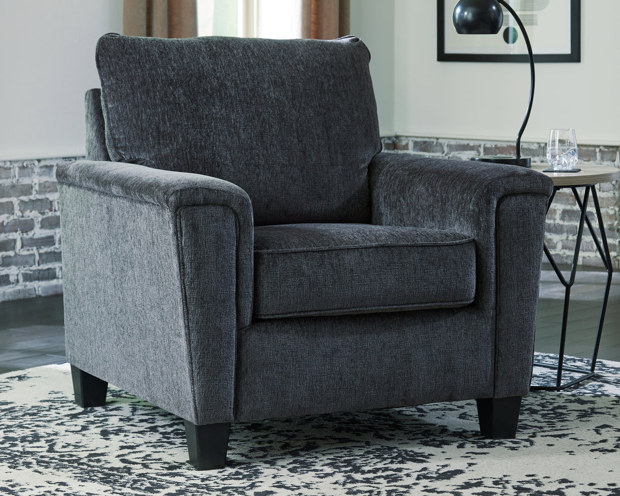 Furniture City Biloxi - Ashley Furniture - Abinger Living Room - Chair / Smoke - 8390520